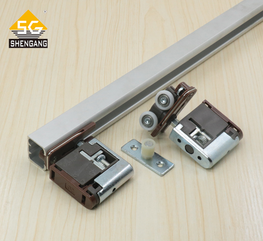 SG-MOD002滑動(dòng)門木門推拉移門五金吊輪吊軌滑輪滑軌軌道配件 全套